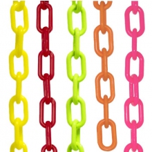 Standard Traffic Control Plastic Chain 2" - 100 feet
