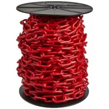 Reel Plastic Chain, 2" x 125 ft