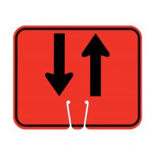 Traffic Cone Sign - TWO-WAY