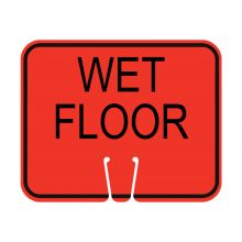 Traffic Cone Sign - WET FLOOR