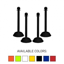 Traffic Control Heavy Duty 41" Plastic Stanchion Post (Pack of 4)