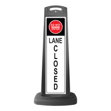 Custom Lane Closed Black Vertical Panel