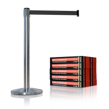 Retractable Belt No-Lean Stanchions - Premium Stainless Steel Finish 10 Pack