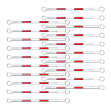 Retractable Cone Bar Red & White - Pack of 20