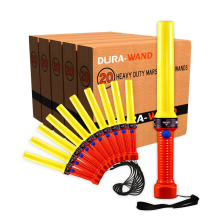 Heavy Duty Marshalling Aviation Dura-Wand Yellow - 100 Pack