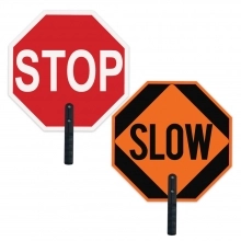 Stop/Slow Aluminum Paddle w/9