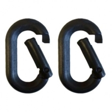 Plastic Carabiner Clip (Pack of 2)