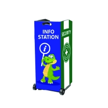 Flex Infostation Kiosk w/Custom Artwork