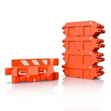 Hydrocade Water Fillable Barricade 8 pack Bundle w/Pin