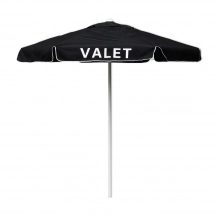 Valet Black Podium Aluminum Frame Umbrella
