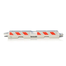 White Aerocade Airport Barricade