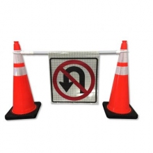 Custom Cone Bar Roll Up Sign