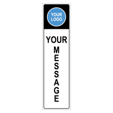 Vinyl Application for Vertical Sign Panel - Custom Artwork 