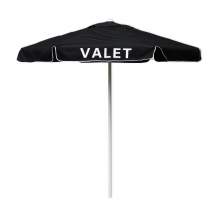 Valet Black Podium Aluminum Frame Umbrella