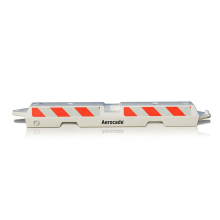 White Aerocade Airport Barricade