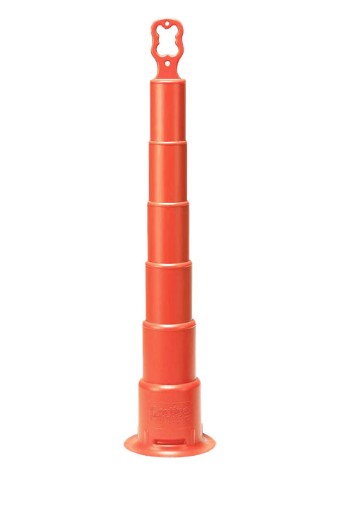 Rooftop Grip-N-Go Orange 42 Inch Channelizer Warning Post