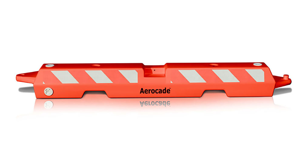 Orange Aerocade Airport Barricade