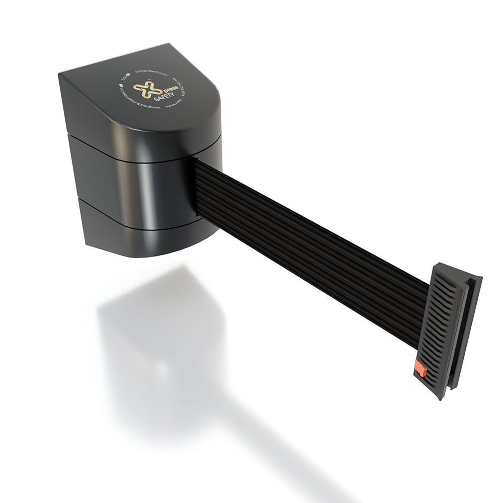 Pro Wall Mount Retractable Barrier w/30ft Belt