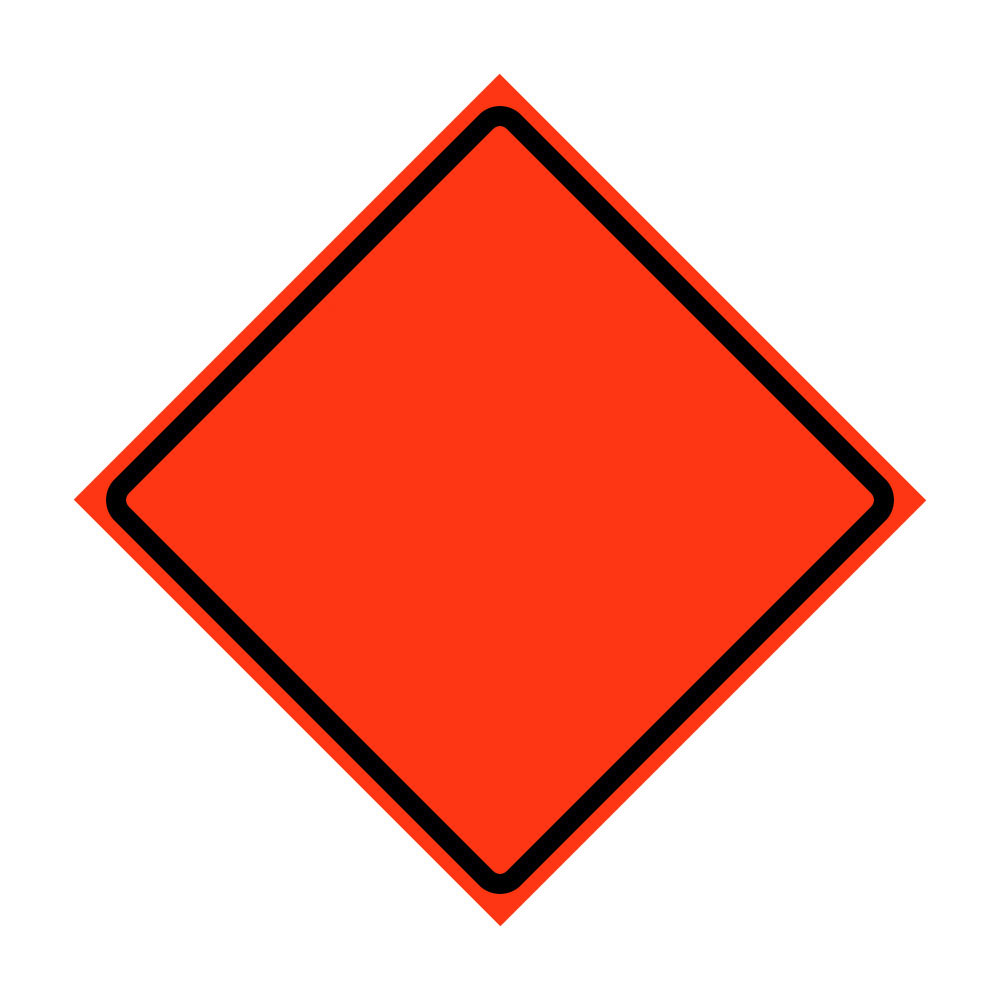 Custom Roll-Up Traffic Sign
