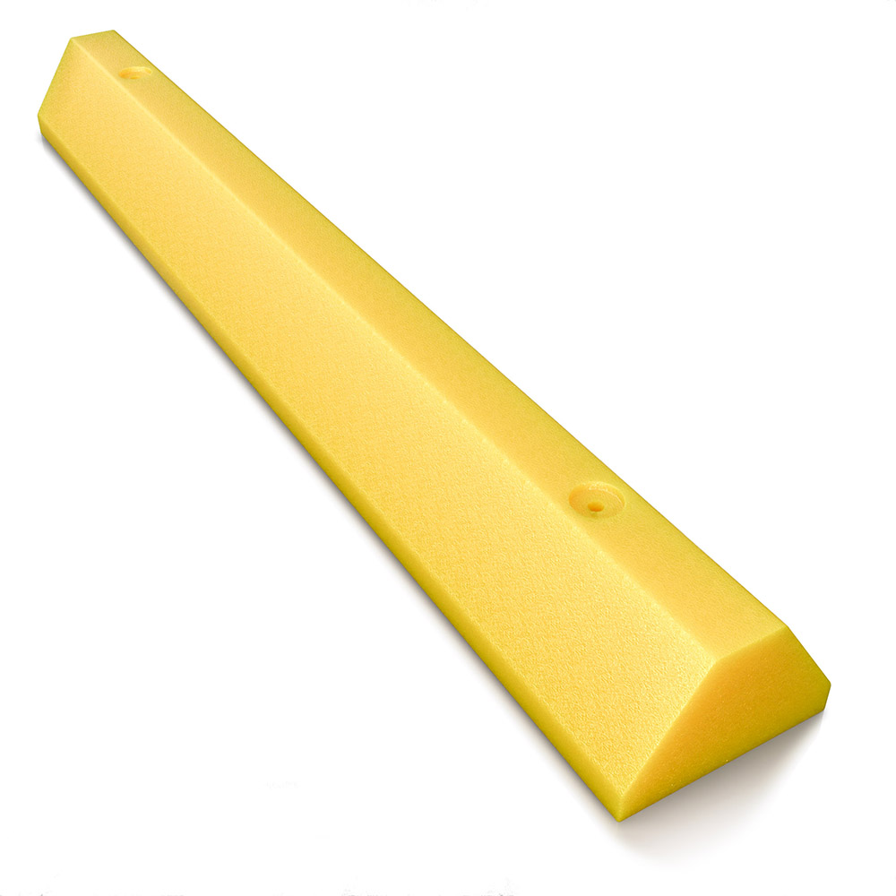4' Dura Stop Heavy Duty Plastic Parking Block 4"H