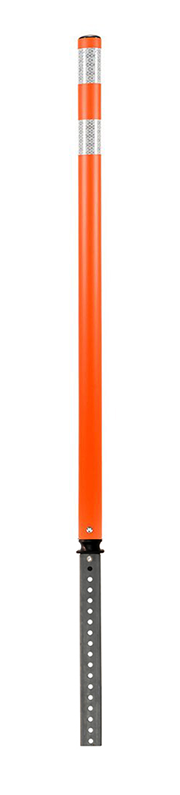 Omniflex 48 Inch Tubular Ground Mount Traffic Delineator Post 
