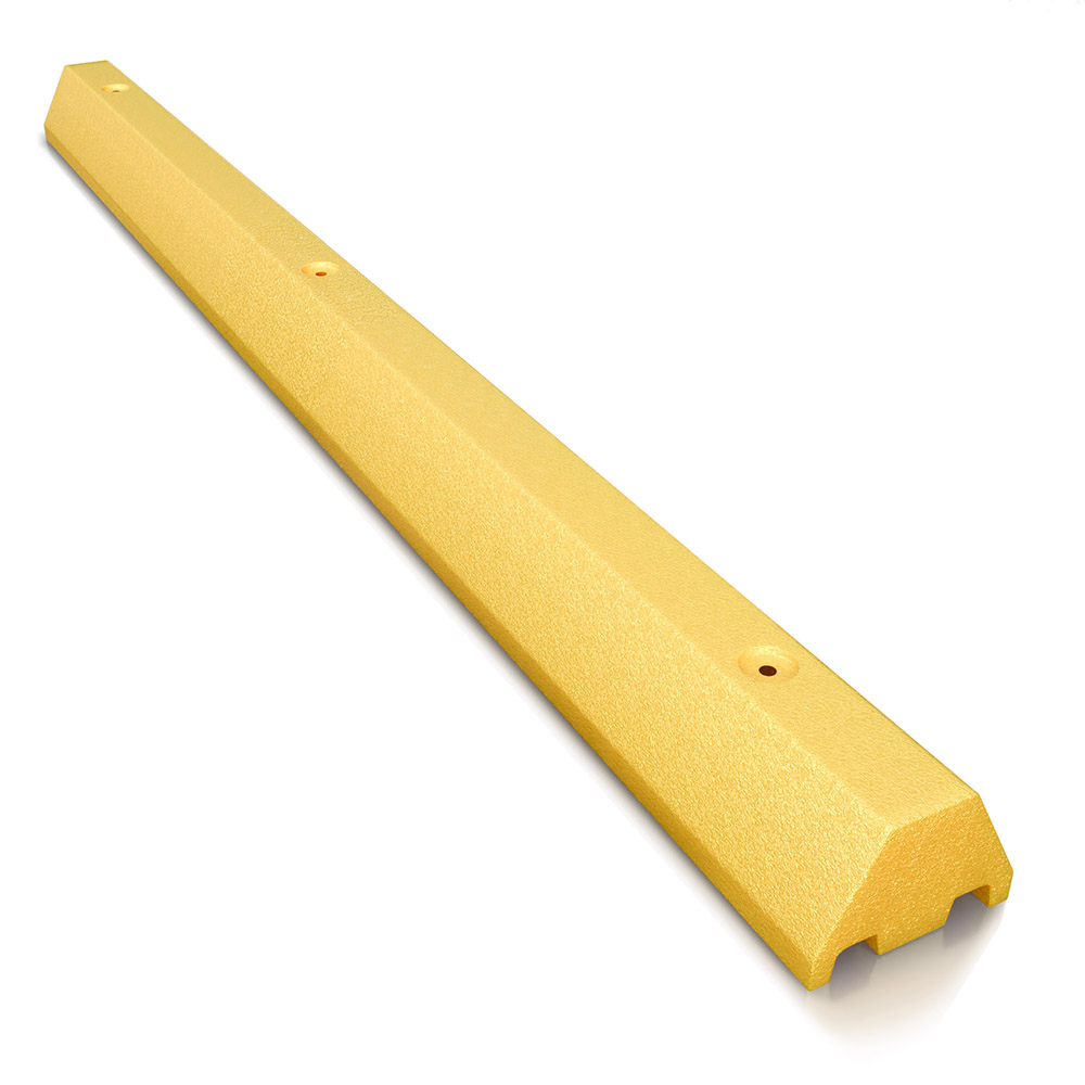 6' Dura Stop Lightweight Plastic Parking Block 3.25"H