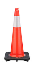 28 inch slim line traffic cones