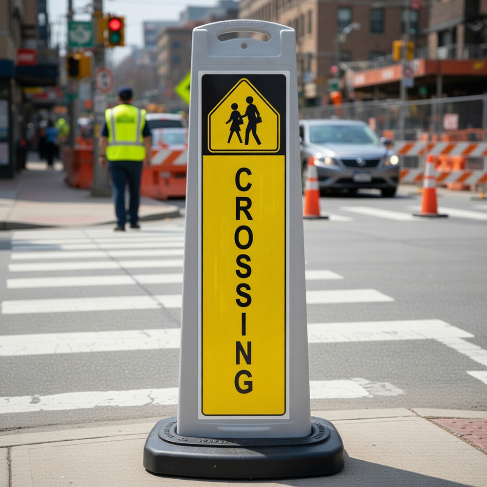 Vertical sign panel