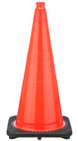 Orange traffic cones