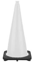 White traffic cones